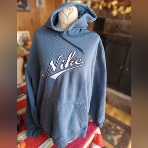 Blue Nike hoodie "the athletic dept."